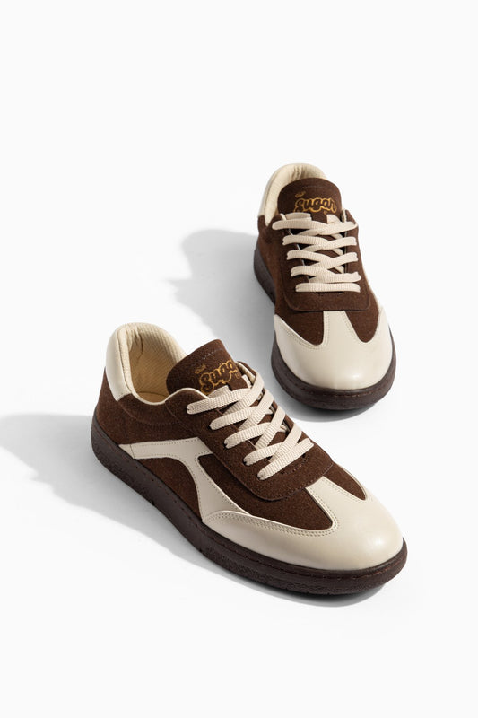 CityFlex Unisex Günlük Sneaker Acıkahve Süet Şerit detaylı spor ayakkabı