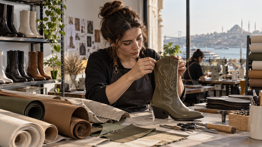 Türkiye’de vegan kadın botu üretimi