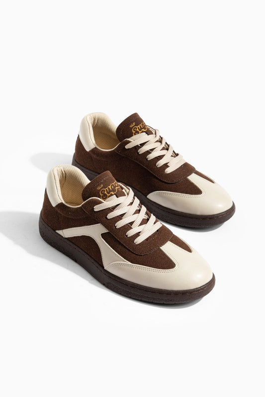 CityFlex Unisex Günlük Sneaker Acıkahve Süet Şerit detaylı spor ayakkabı