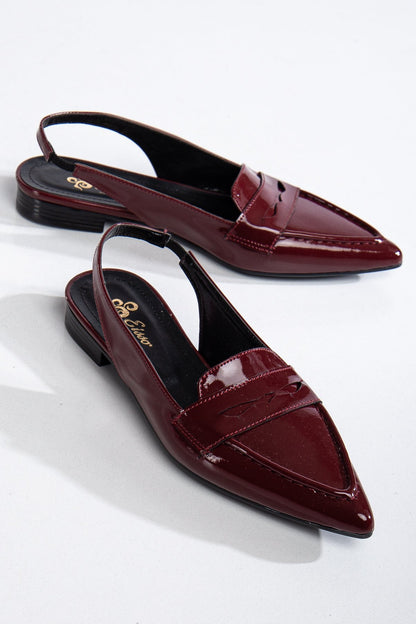 Kadın Arkası Açık Loafer Babet