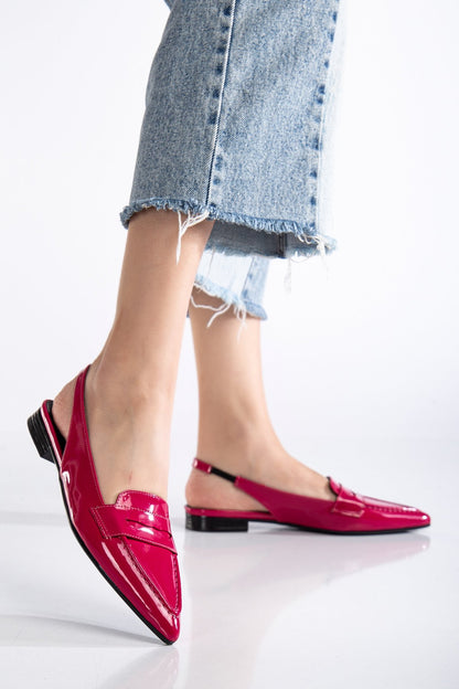 Kadın Arkası Açık Loafer Babet