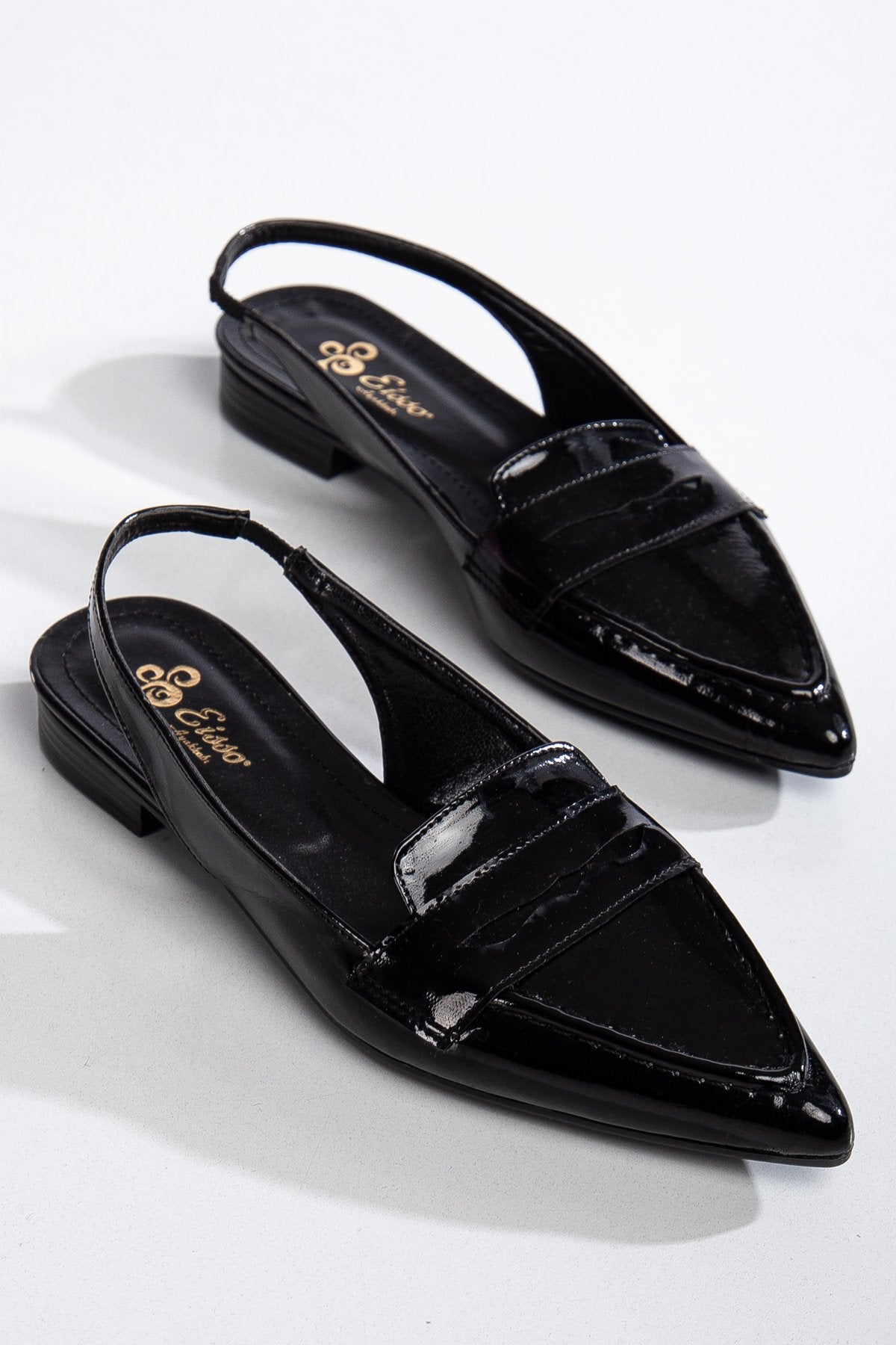 Kadın Arkası Açık Loafer Babet