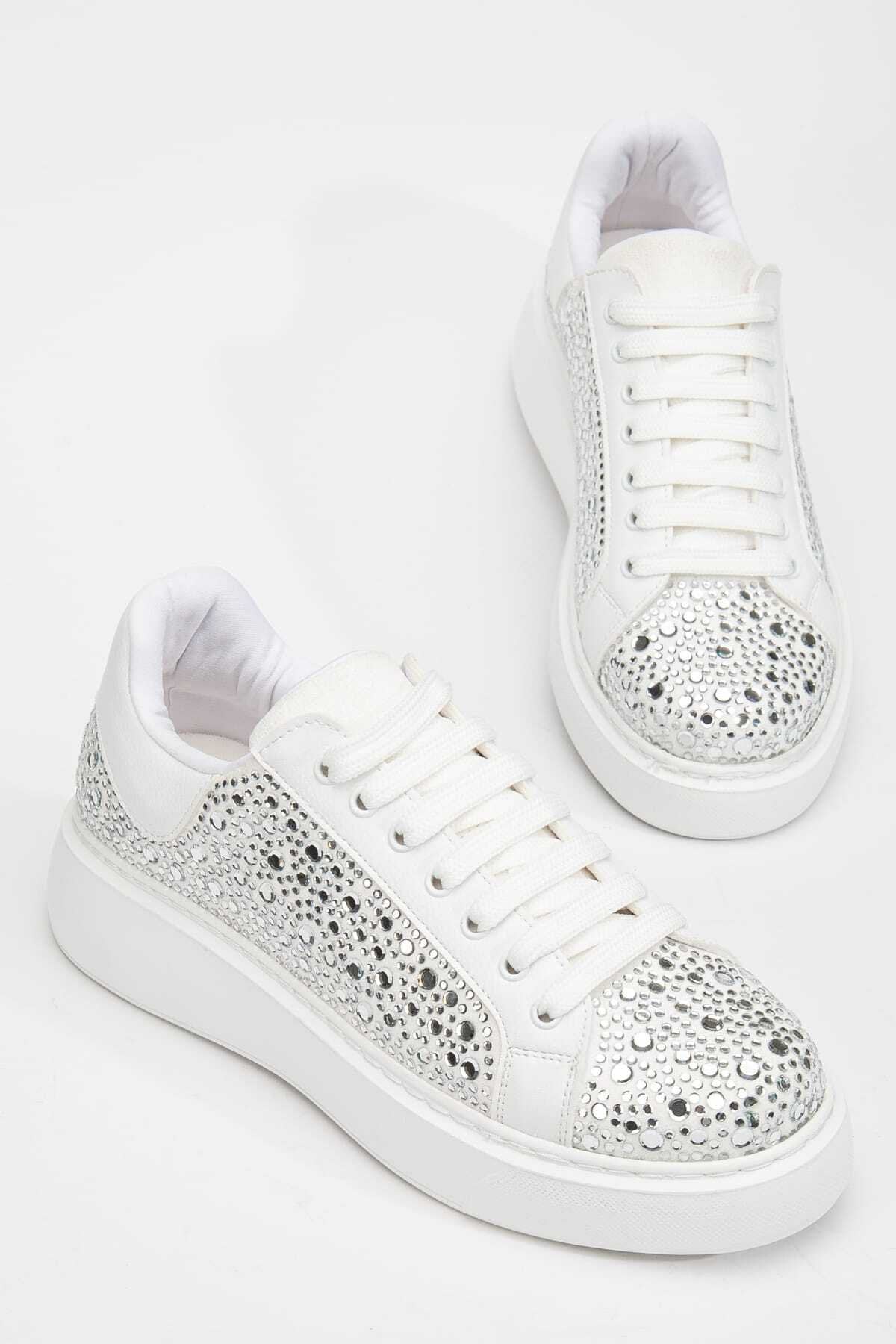 Kristal Taşlı Sneaker Günlük Ayakkabı