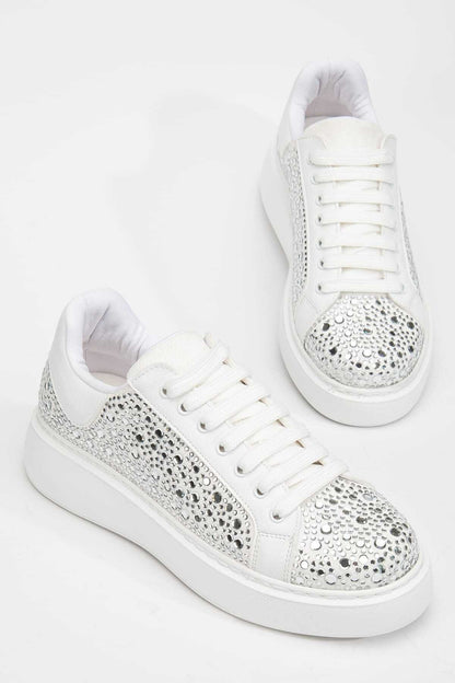 Kristal Taşlı Sneaker Günlük Ayakkabı