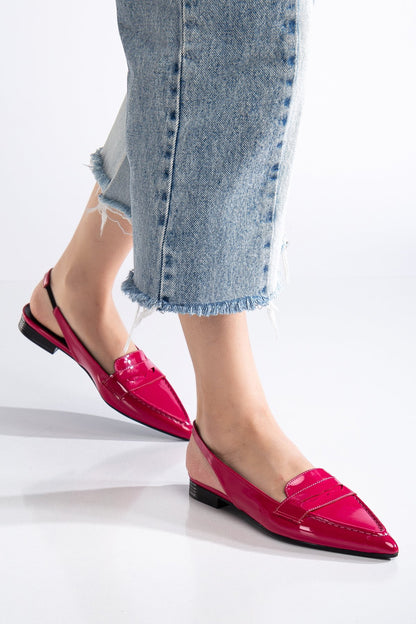 Kadın Arkası Açık Loafer Babet