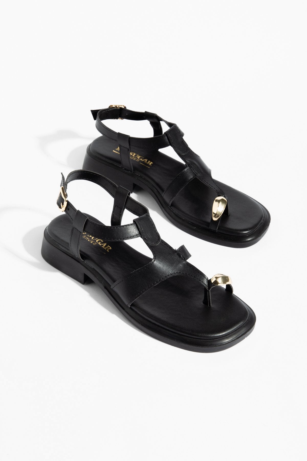Kadın Golden Touch T-Strap Parmak Arası Sandalet