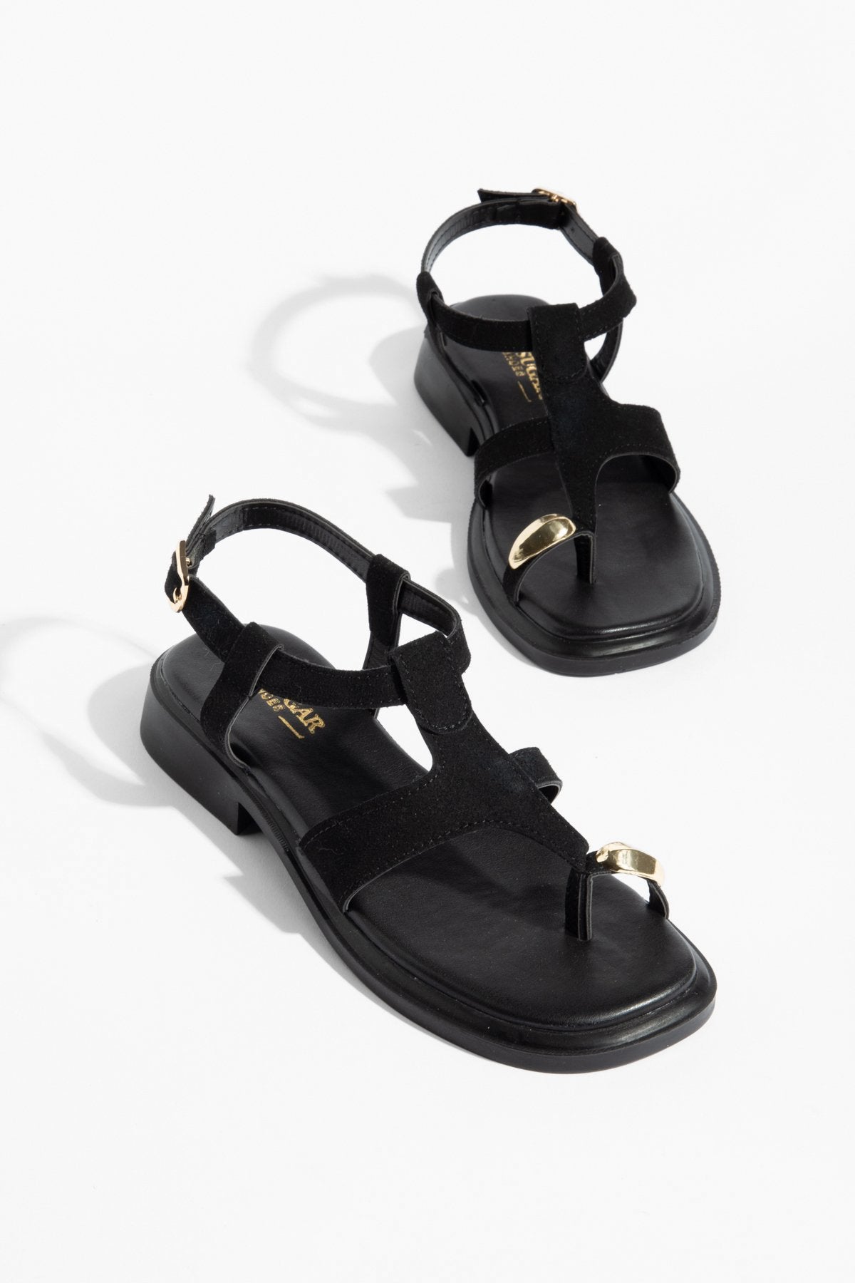 Kadın Golden Touch T-Strap Parmak Arası Sandalet