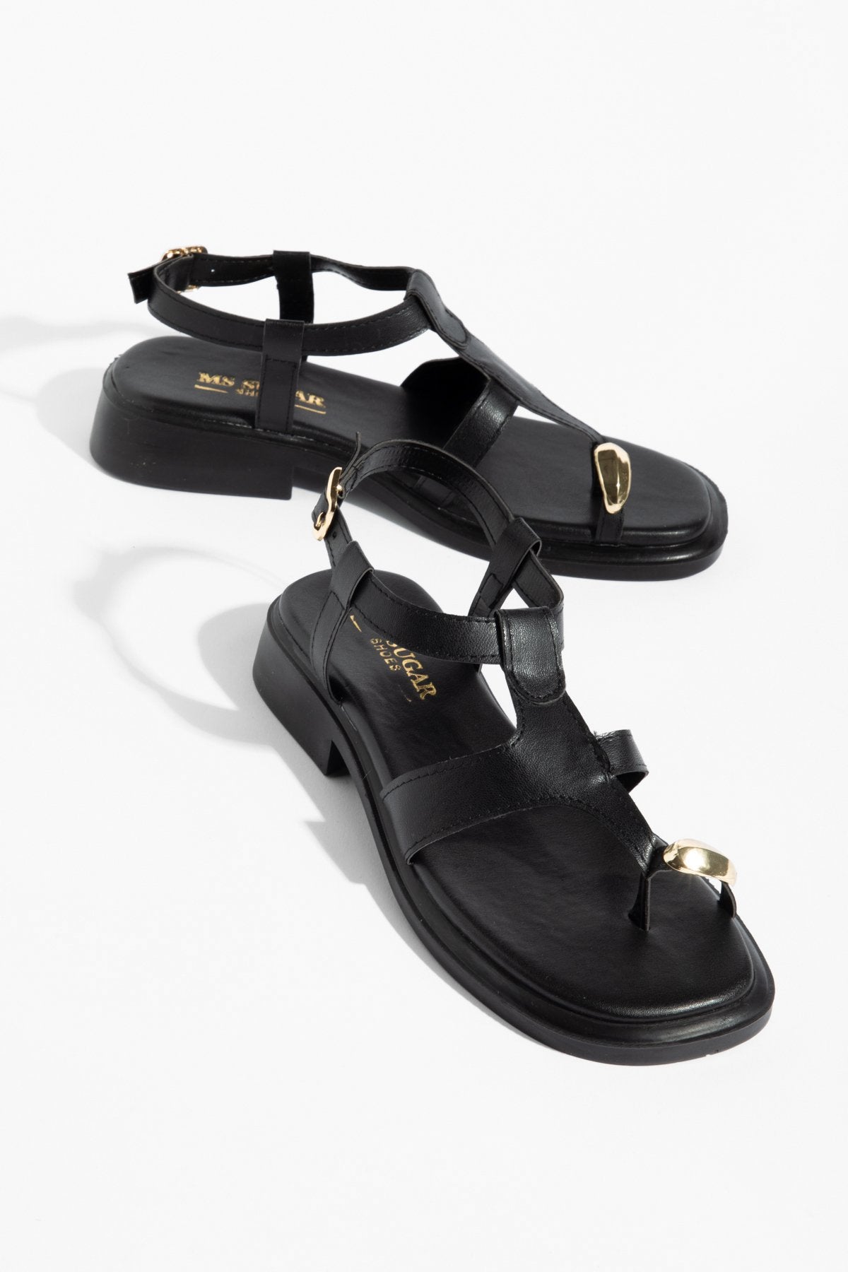 Kadın Golden Touch T-Strap Parmak Arası Sandalet