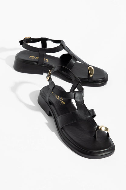 Kadın Golden Touch T-Strap Parmak Arası Sandalet