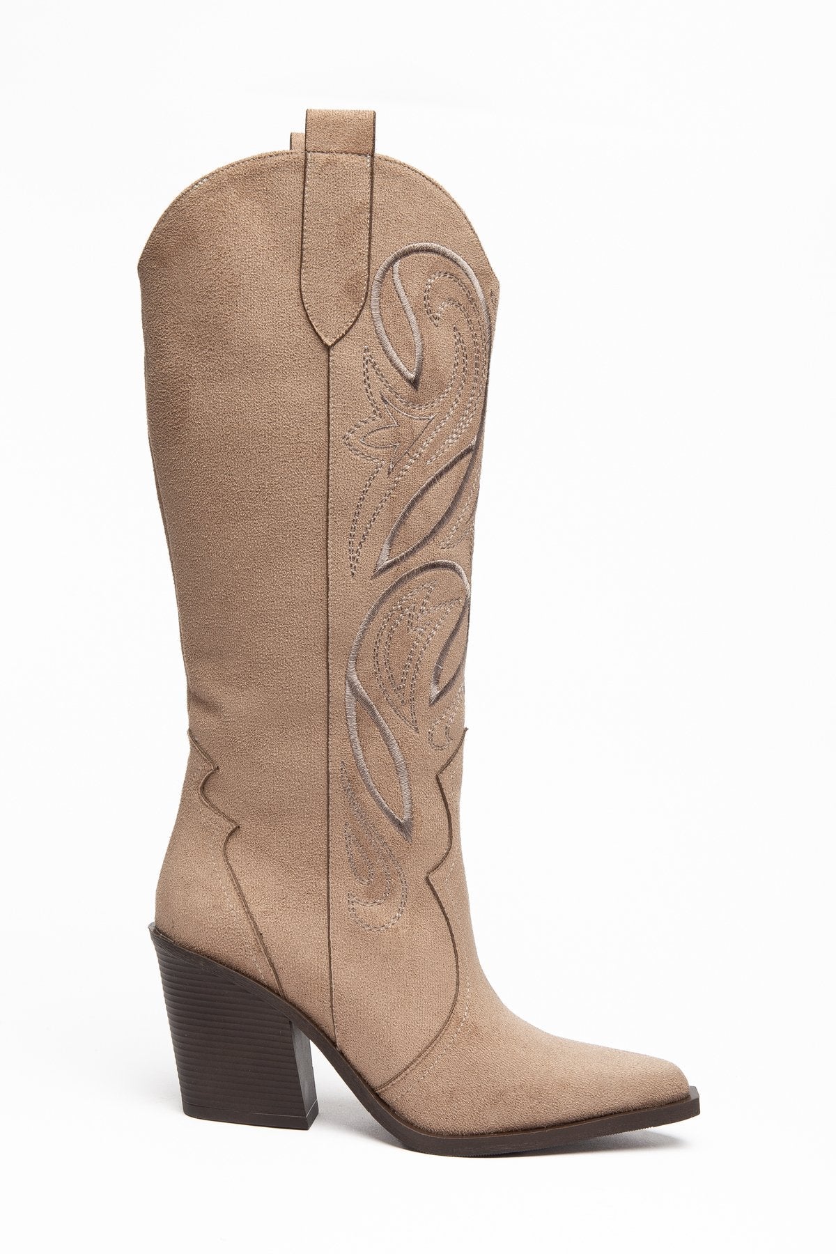 Ms Sugar Shoes 1700 Vizon süet kovboy çizme - 2