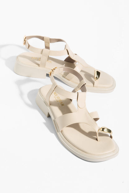 Kadın Golden Touch T-Strap Parmak Arası Sandalet