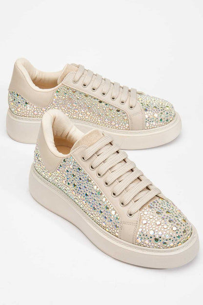 Kristal Taşlı Sneaker Günlük Ayakkabı