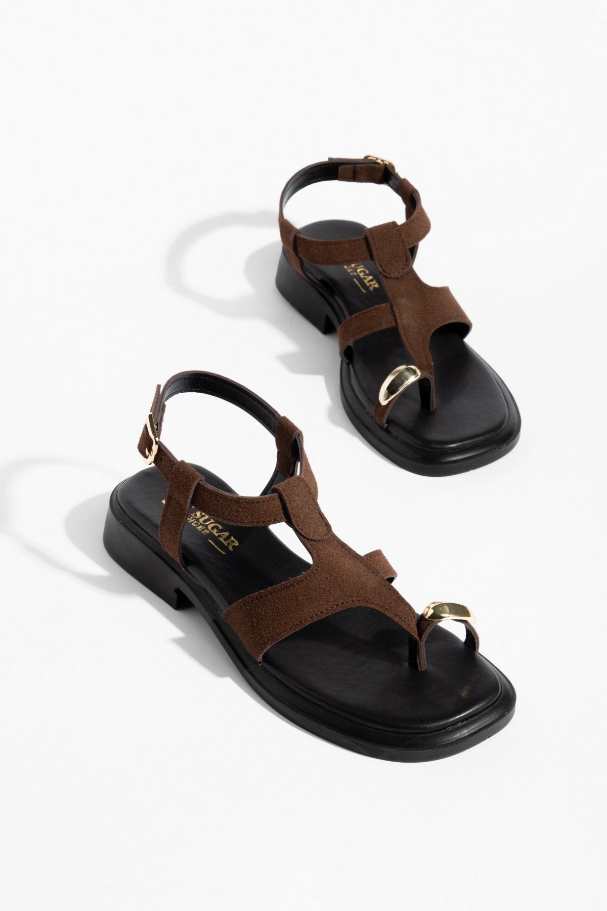 Kadın Golden Touch T-Strap Parmak Arası Sandalet